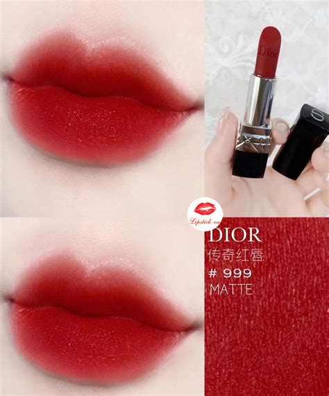 dior 999 matte vs velvet